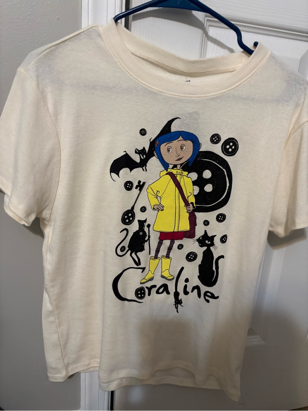 Coraline Kids' Yellow Raincoat  T-Shirt